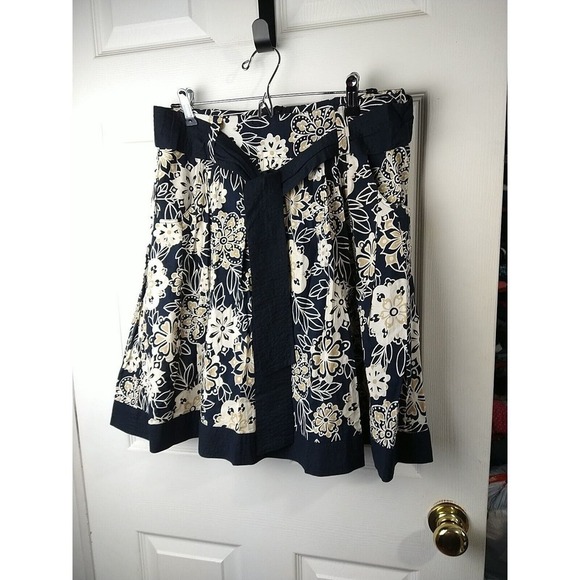 Rue21 Dresses & Skirts - $ Rue 21 Black Brown Floral Pocket Belted A Line Zip Skirt. Size S